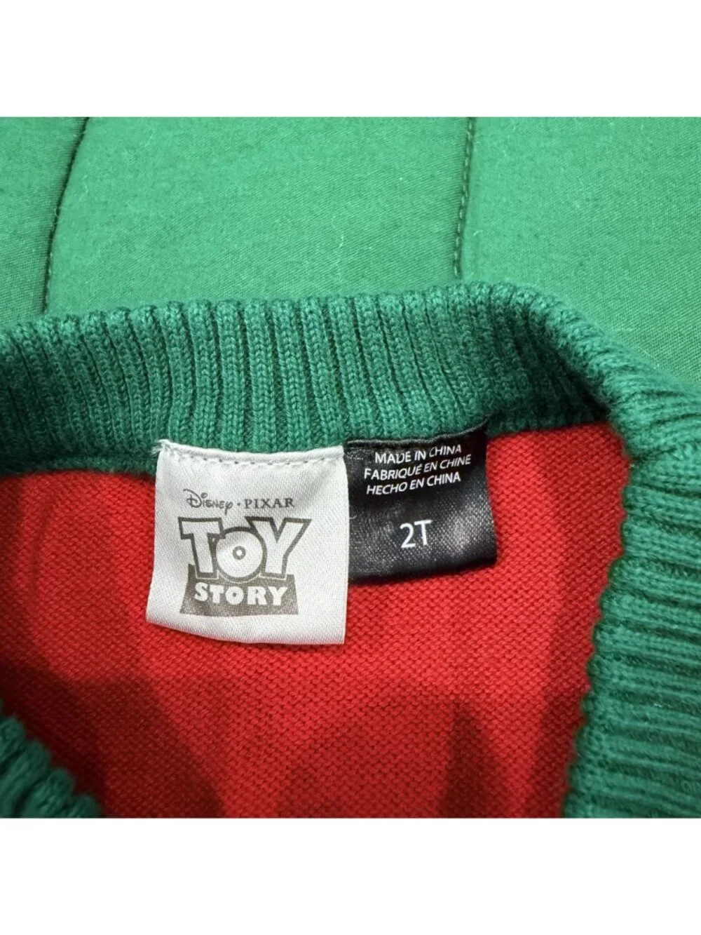 Disney Toy Story 2T Merry Rex-Mas Knit Christmas Sweater Ugly Sweater